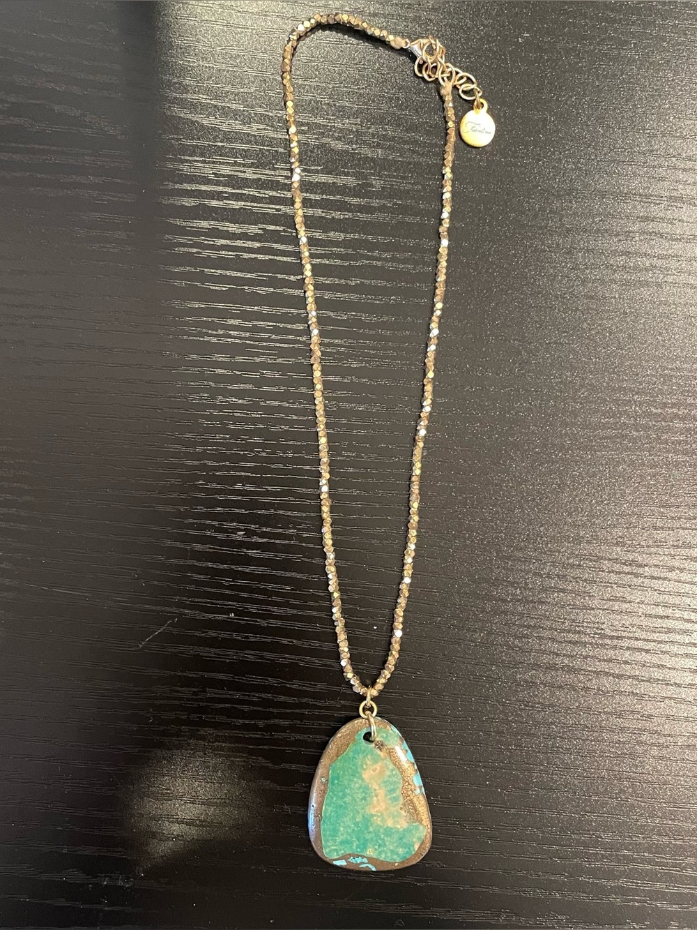 🌟FABULINA🌟Turquoise Stone Pendant, OS